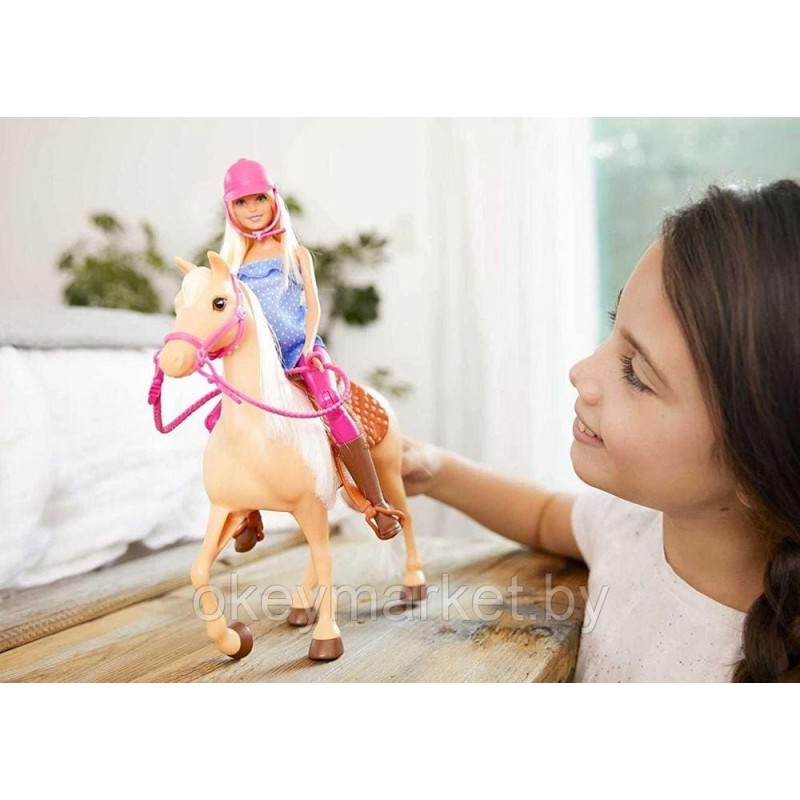 Игровой набор Кукла Barbie Наездница FXH13