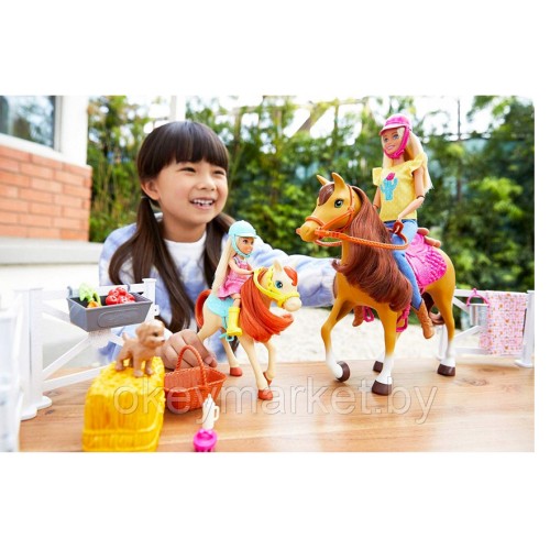 Игровой набор Barbie Челси и любимые лошадки FXH15