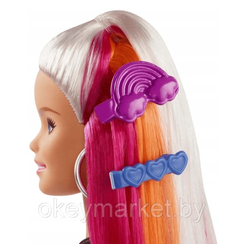 Кукла Барби Радужное сверкание волос  FXN96