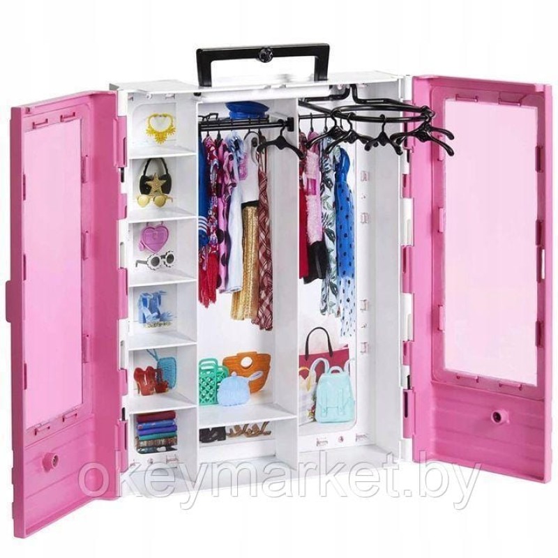 Игровой набор Barbie Розовый шкаф модницы GBK11