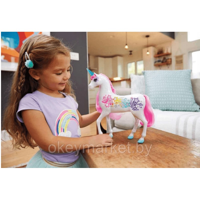 Игрушка Barbie Блестящий единорог серия Dreamtopia