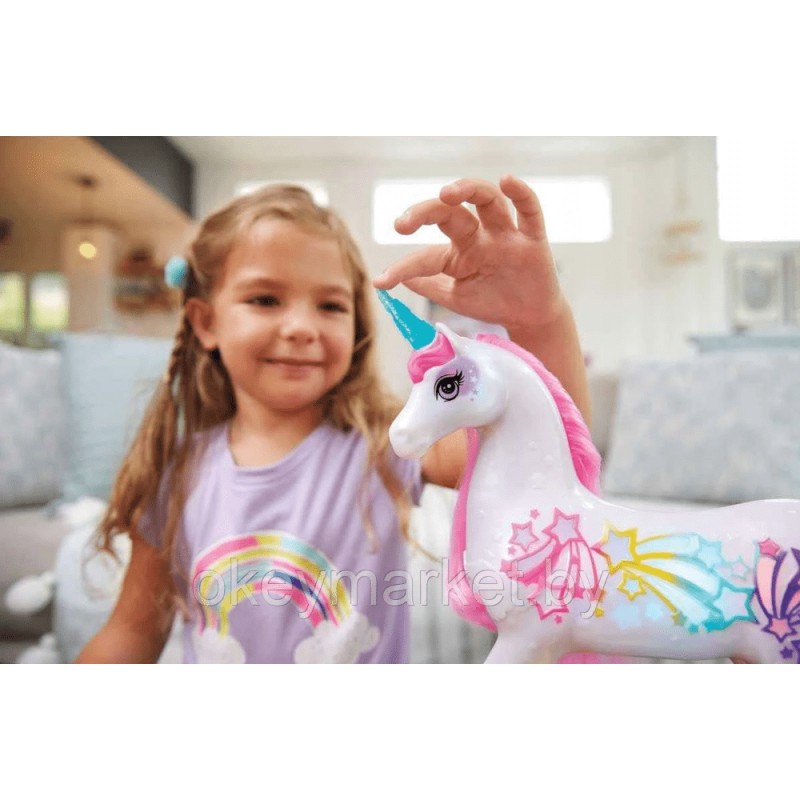 Игрушка Barbie Блестящий единорог серия Dreamtopia