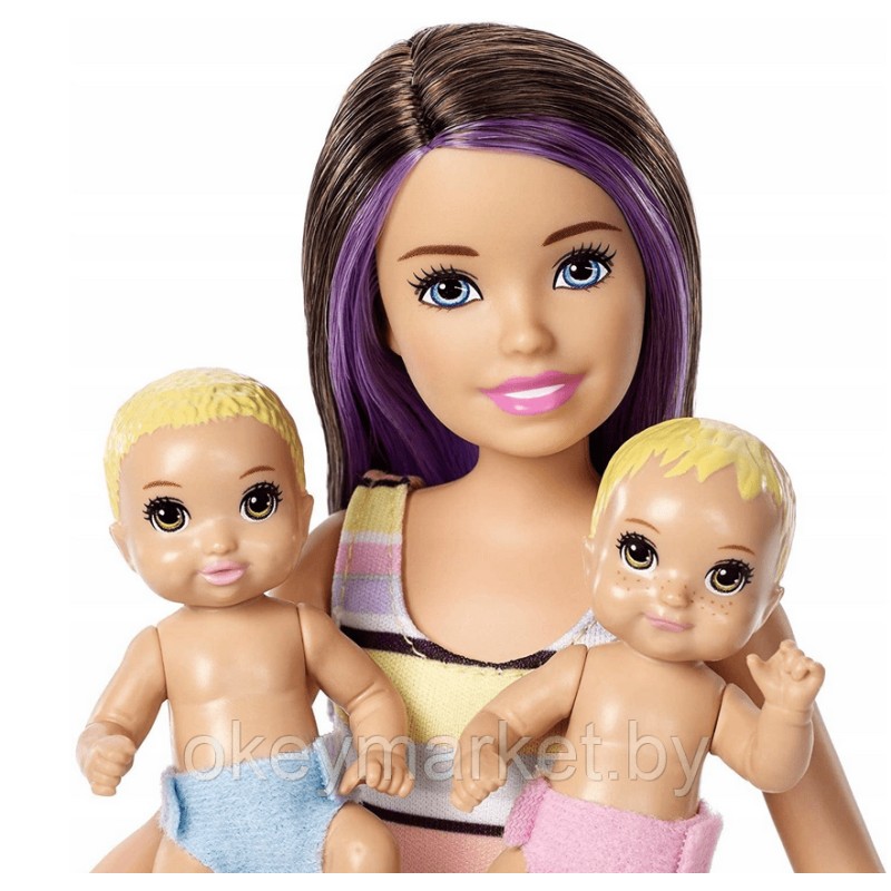 Игровой набор Barbie Скиппер и малыши GFL38