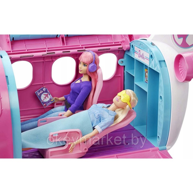 Игровой набор Самолёт мечты с куклой Барби Пилот GJB33