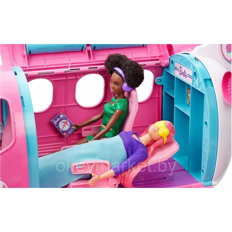 Игровой набор Самолёт мечты с куклой Барби Пилот GJB33