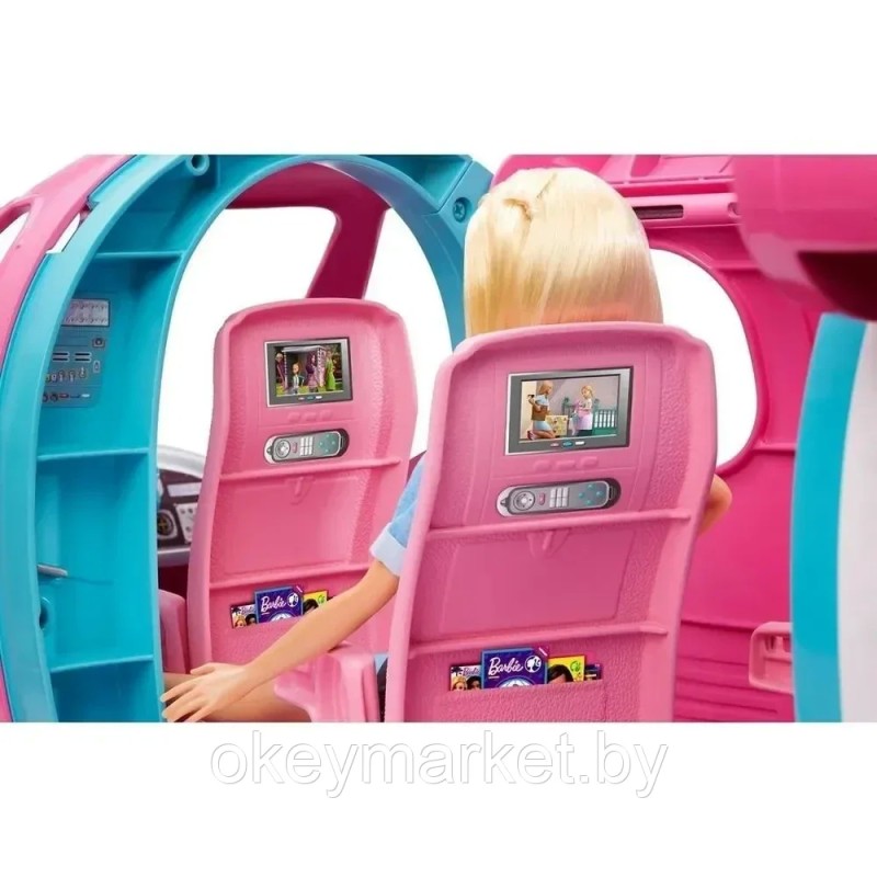 Игровой набор Самолёт мечты с куклой Барби Пилот GJB33