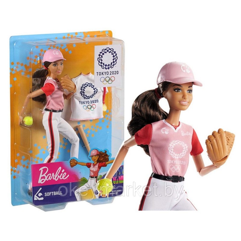 Кукла Barbie Олимпийская спортсменка Бейсболистка GJL77
