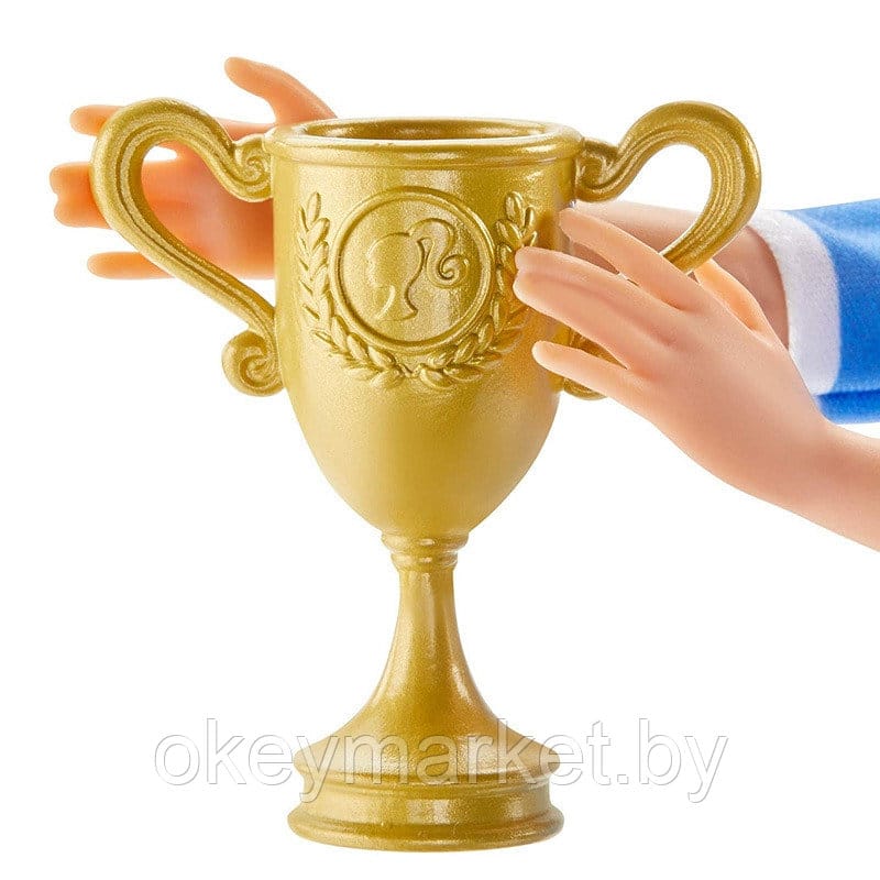 Игровой набор с куклой Barbie Футбольный тренер GLM47