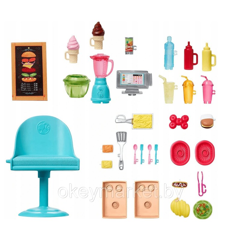 Игровой набор Barbie Фургон Food Truck GMW07