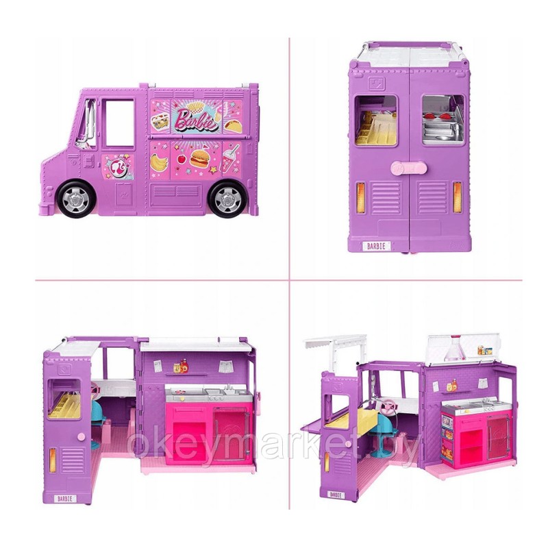 Игровой набор Barbie Фургон Food Truck GMW07