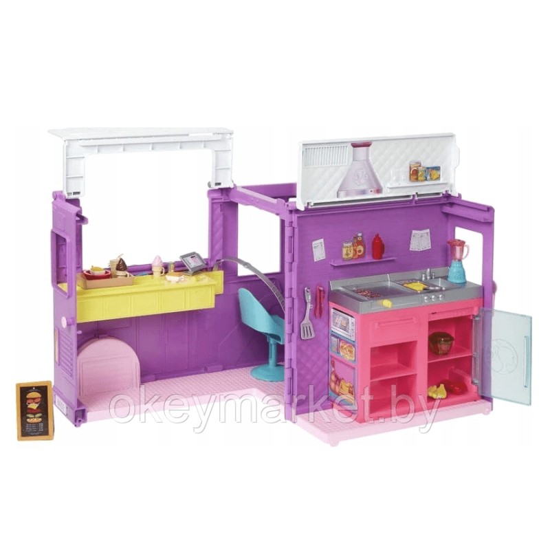 Игровой набор Barbie Фургон Food Truck GMW07