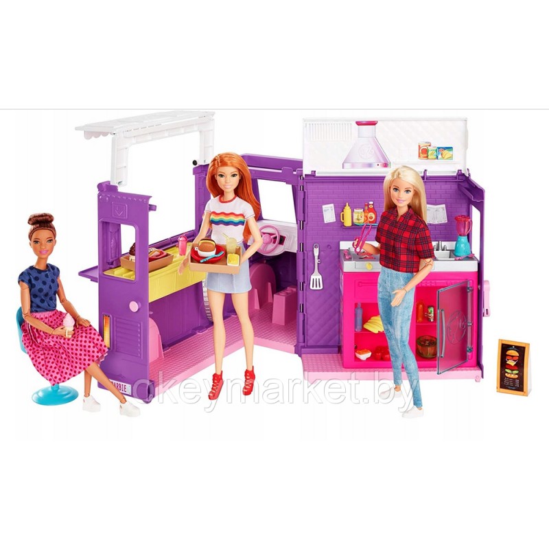 Игровой набор Barbie Фургон Food Truck GMW07