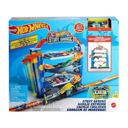 Игровой набор Hot Wheels Паркинг гараж для трюков GNL70