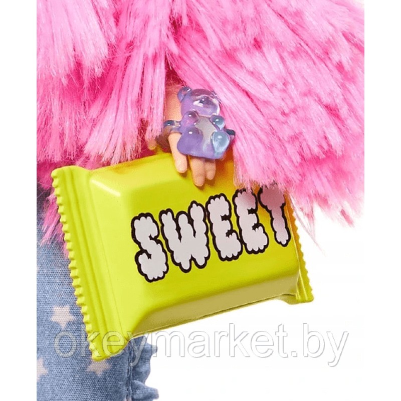 Кукла Barbie Экстра в розовой куртке GRN28