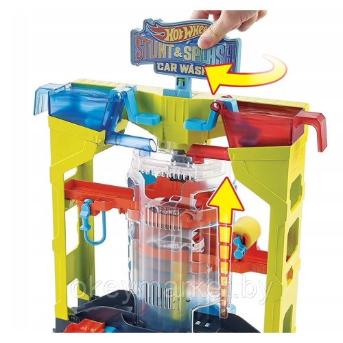 Игровой набор Hot Wheels Мойка Трюки и брызги Mattel GRW37