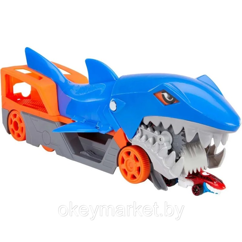 Набор игровой Hot Wheels Грузовик Голодная акула-транспортер GVG36