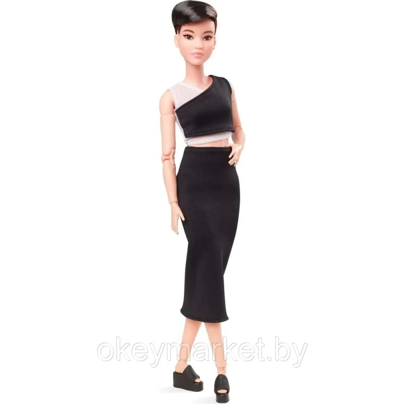 Кукла Mattel Barbie Looks Брюнетка с короткой стрижкой GXB29