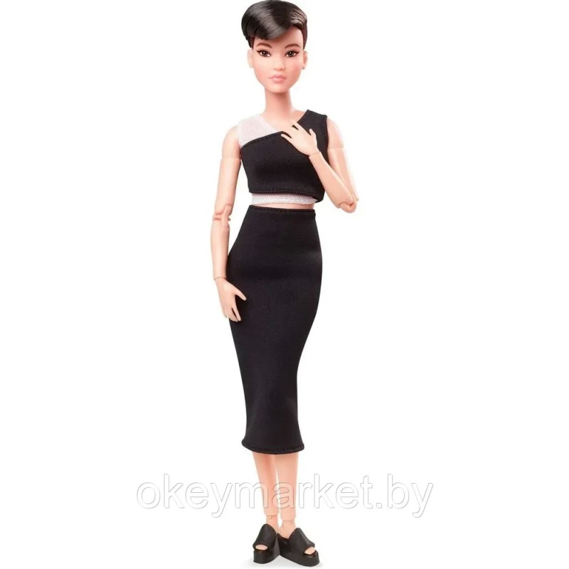 Кукла Mattel Barbie Looks Брюнетка с короткой стрижкой GXB29