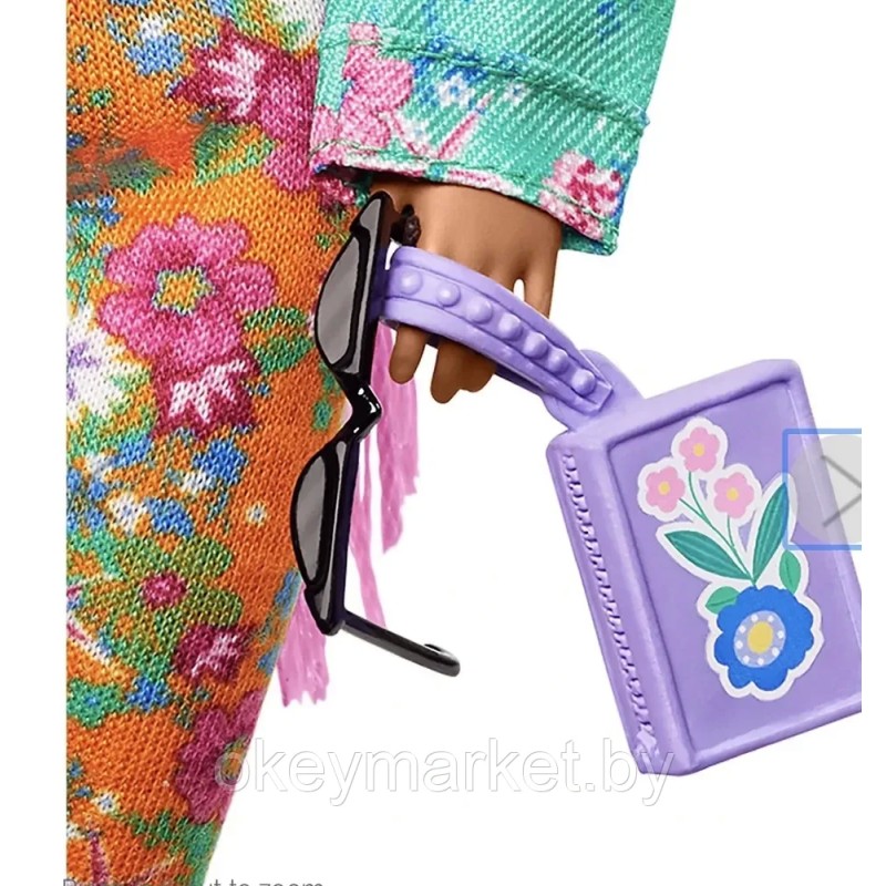 Кукла Barbie Экстра Pink Braid Doll in Flora GXF09