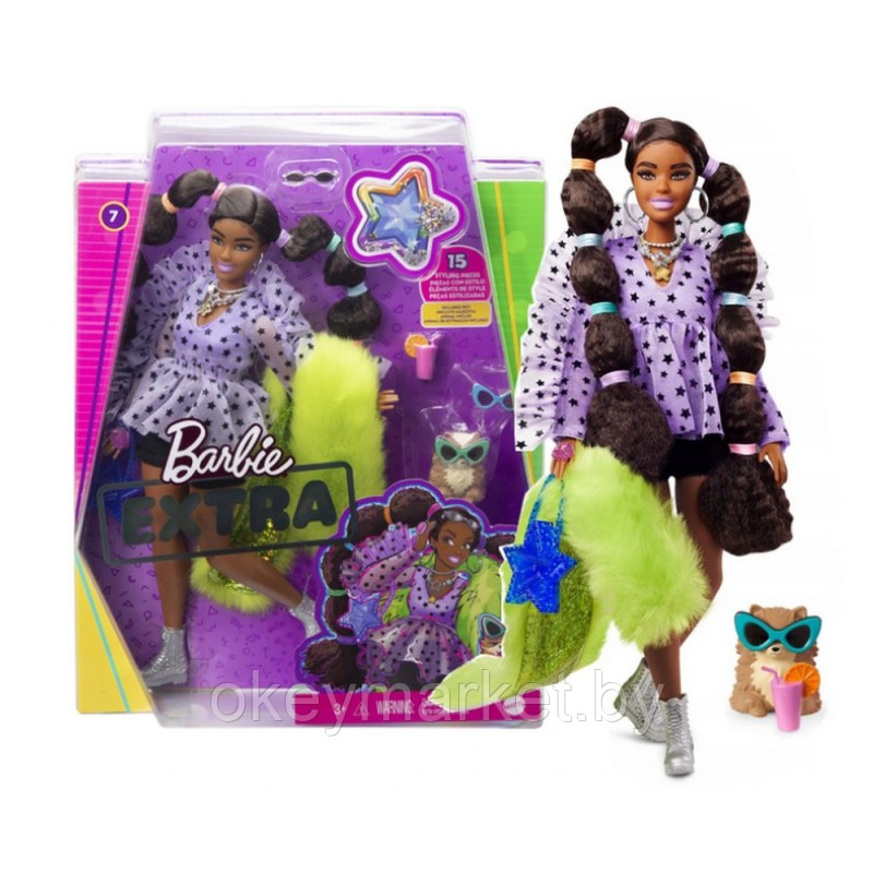 Кукла Barbie Экстра c косичками GXF10