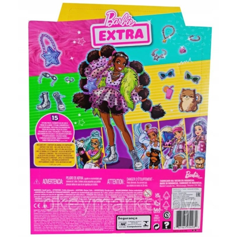 Кукла Barbie Экстра c косичками GXF10