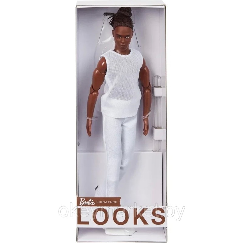 Кукла Mattel Barbie Looks Кен брюнет GXL14