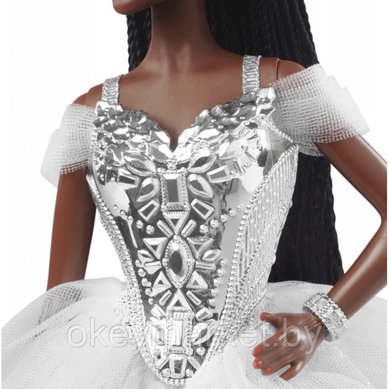 Коллекционная кукла Mattel Barbie Праздничная 2021  GXL19