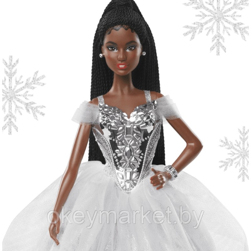 Коллекционная кукла Mattel Barbie Праздничная 2021  GXL19