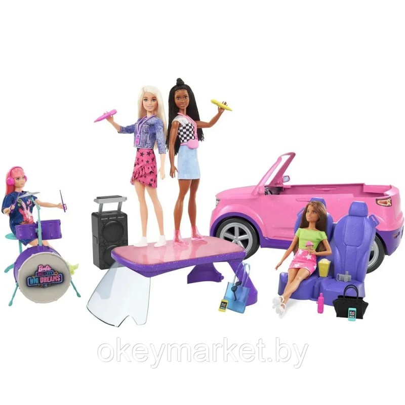 Игровой набор Mattel Barbie Большие мечты, Автомобиль, GYJ25