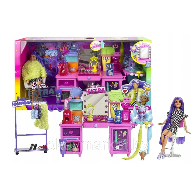 Игровой набор Barbie Экстра с туалетным столиком GYJ70