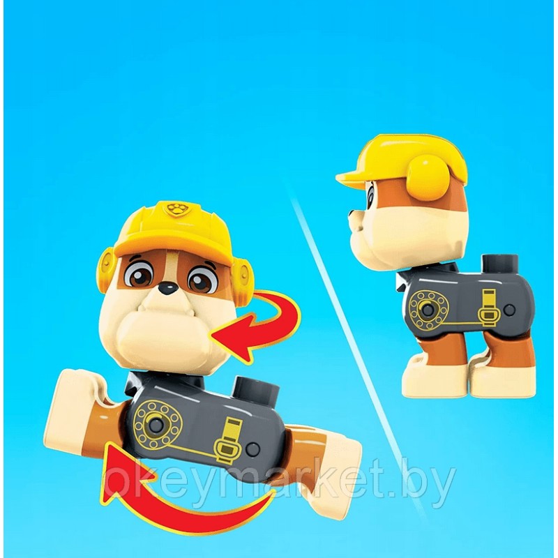 Конструктор Mega Bloks Крепыш и бетономешалка GYW91