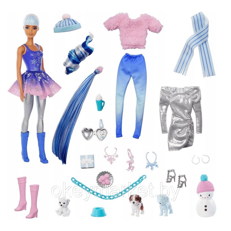 Адвент календарь Barbie Color Reveal HBT74