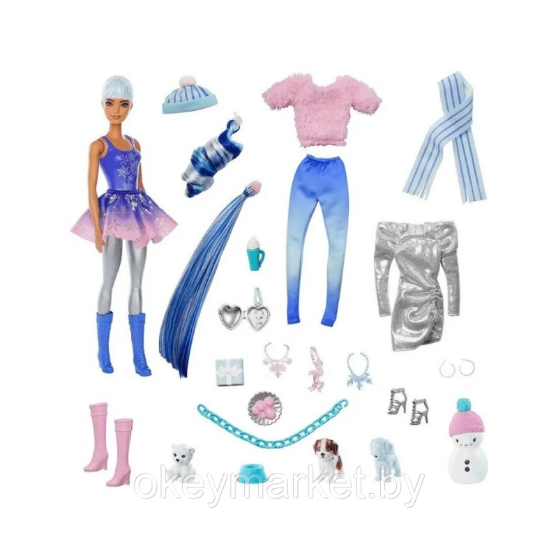Адвент календарь Barbie Color Reveal HBT74