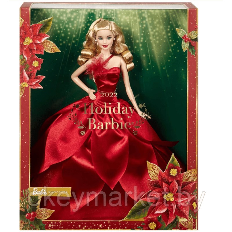 Коллекционная кукла Mattel Barbie Праздничная  HBY03