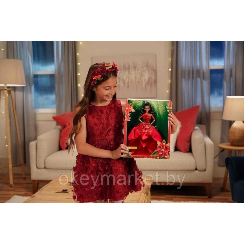 Коллекционная кукла Mattel Barbie Праздничная  HBY05