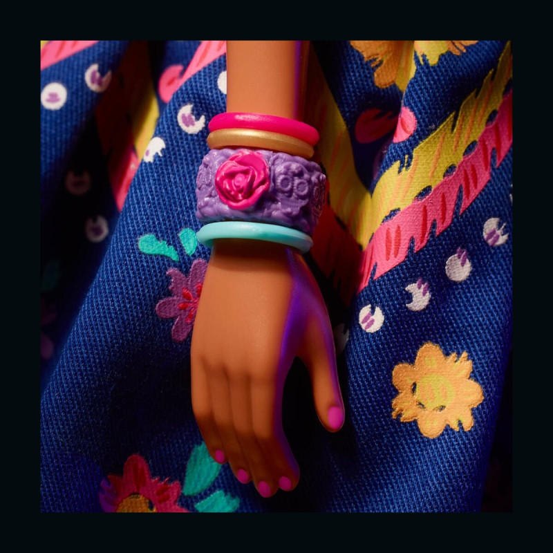 Кукла Mattel Barbie HBY09 Dia De Muertos 2022 - Коллекционная кукла Барби в фиолетовом платье с традиционными деталями
