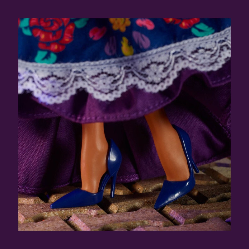Кукла Mattel Barbie HBY09 Dia De Muertos 2022 - Коллекционная кукла Барби в фиолетовом платье с традиционными деталями