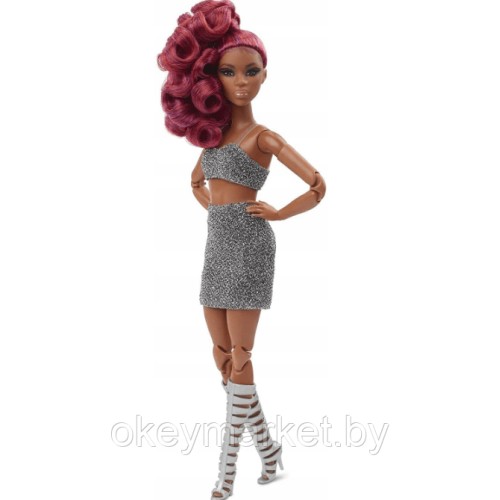 Кукла Mattel Barbie Looks c высоким хвостом HCB7
