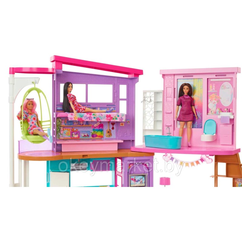 Игровой набор Дом для кукол Barbie Малибу HCD50