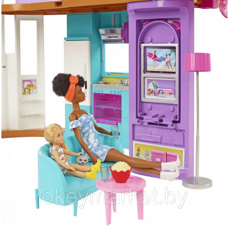 Игровой набор Дом для кукол Barbie Малибу HCD50
