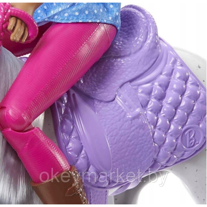 Игровой набор с куклой Барби и лошадью HCJ53