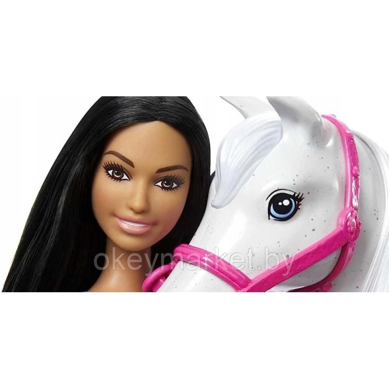 Игровой набор с куклой Барби и лошадью HCJ53