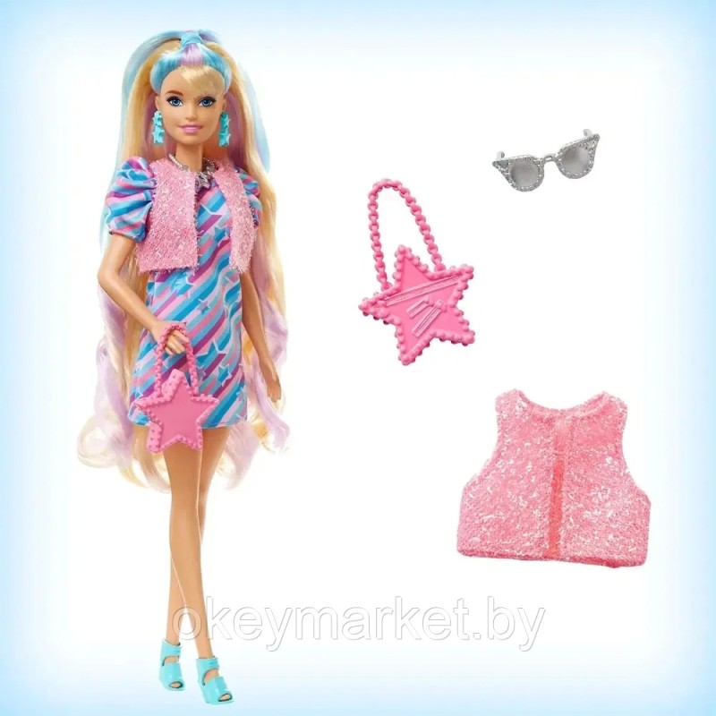 Кукла Barbie Totally Hair Doll HCM88