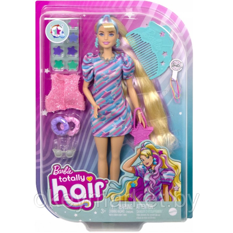 Кукла Barbie Totally Hair Doll HCM88
