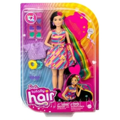 Кукла Barbie Totally Hair Stars HCM90