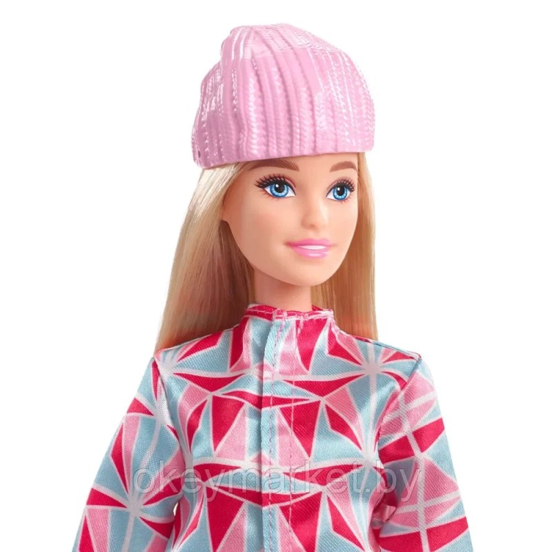 Кукла Barbie Зимние виды спорта Сноубордистка HCN32