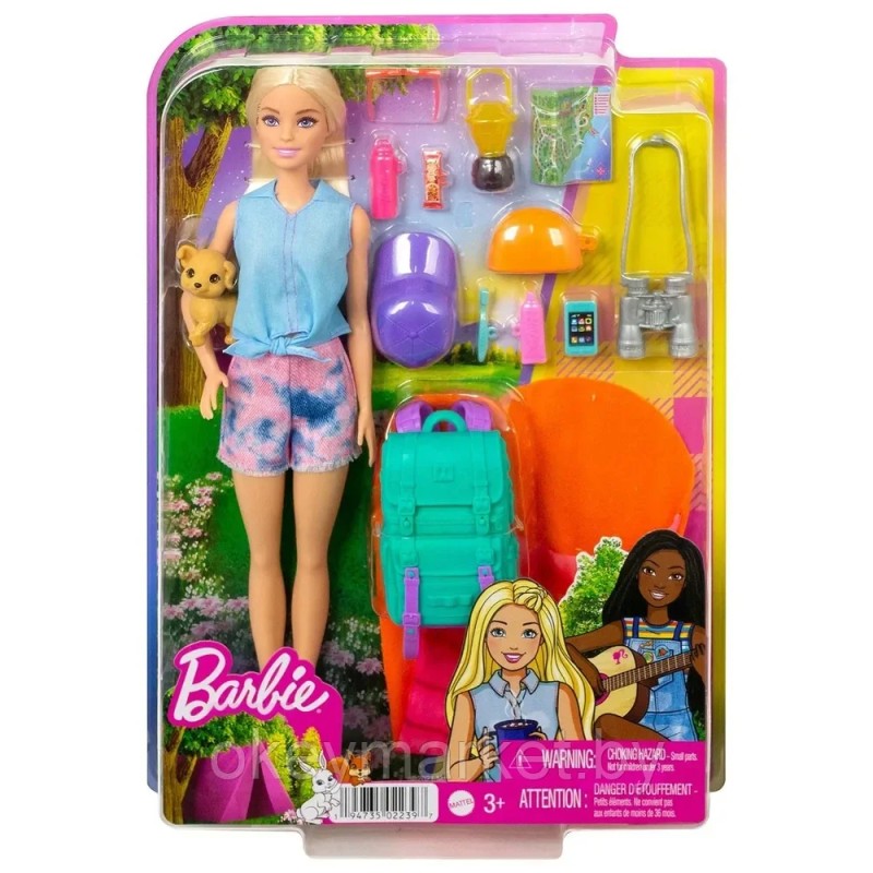 Набор игровой Barbie/Барби Малибу Кемпинг HDF73
