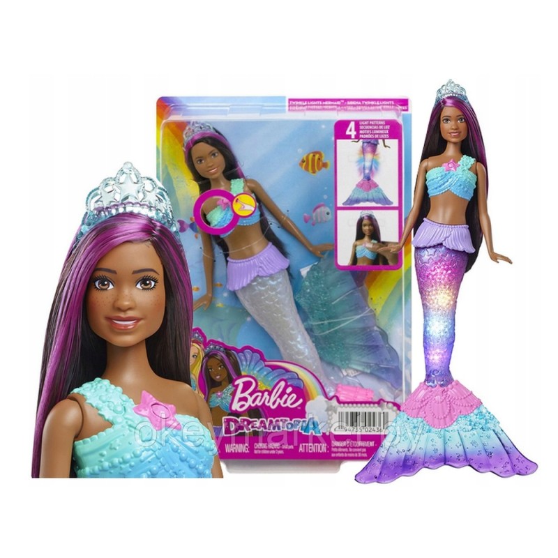 Кукла Barbie Dreamtopia Русалка с мерцающими огнями HDJ37