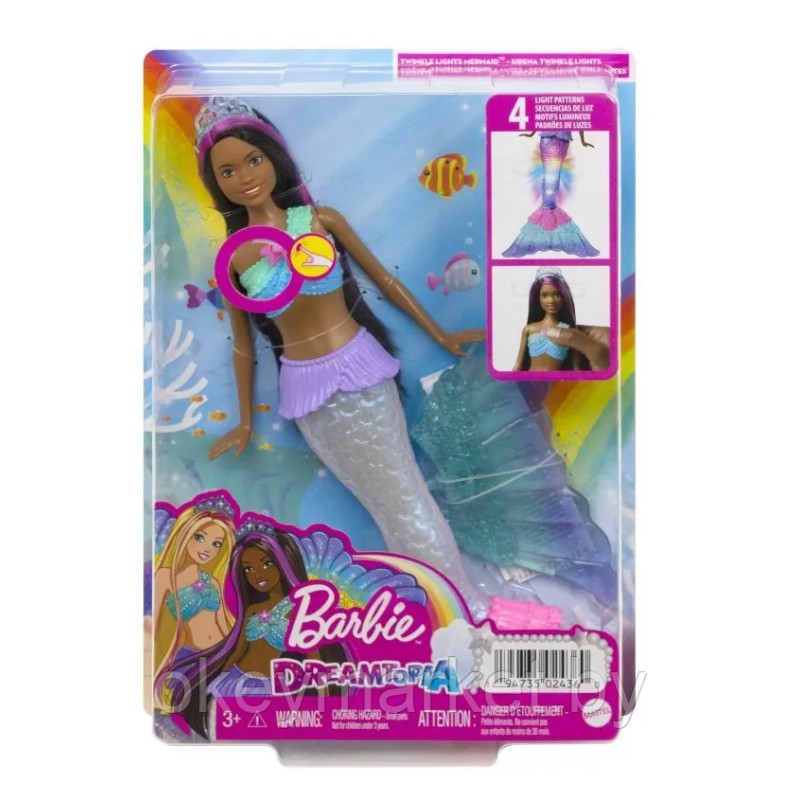 Кукла Barbie Dreamtopia Русалка с мерцающими огнями HDJ37