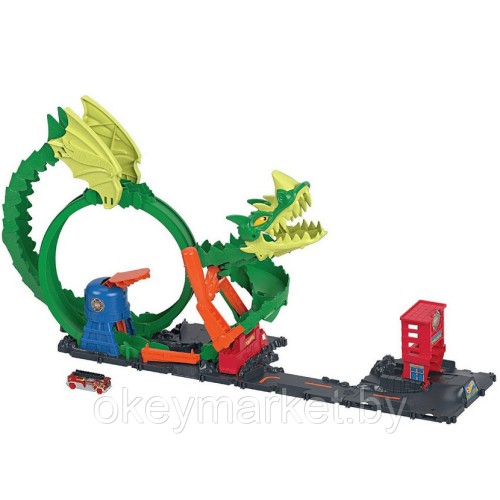Игровой набор Hot Wheels  Атака Дракона HDP03
